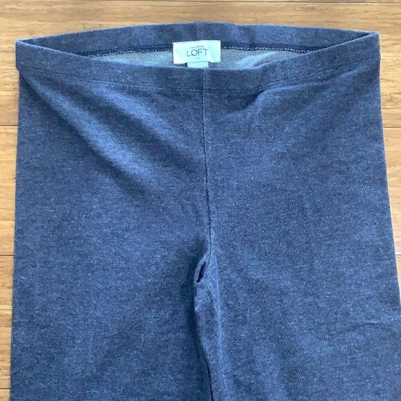 Ann Taylor LOFT Blue Cropped Leggings – M - Picture 3 of 7